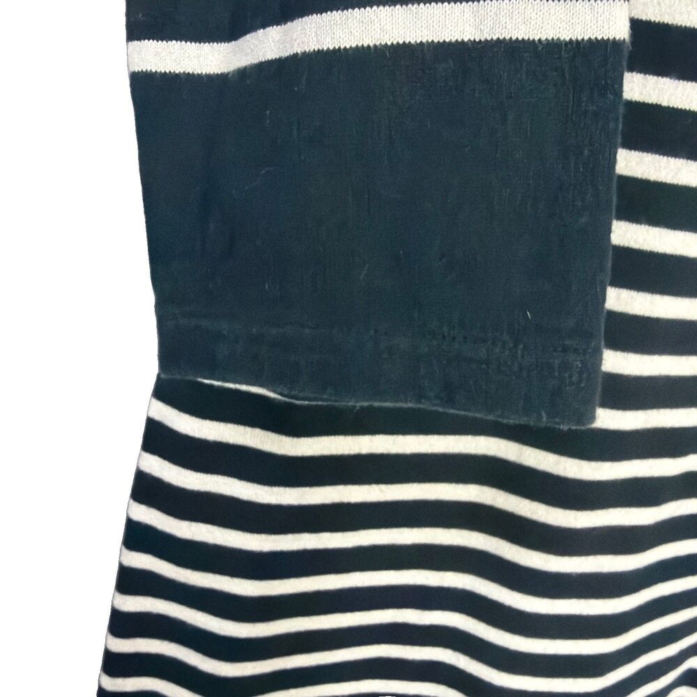 Anthropologie Allihop Dress Size Medium Blue and White Striped Boho Career - Picture 6 of 12